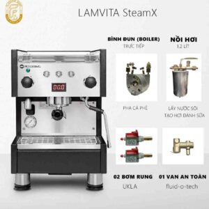 Máy Pha Cà Phê Lamvita SteamX May pha ca phe lamvita steamx 4