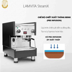 Máy Pha Cà Phê Lamvita SteamX May pha ca phe lamvita steamx 6