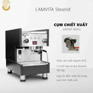 Máy Pha Cà Phê Lamvita SteamX May pha ca phe lamvita steamx 7
