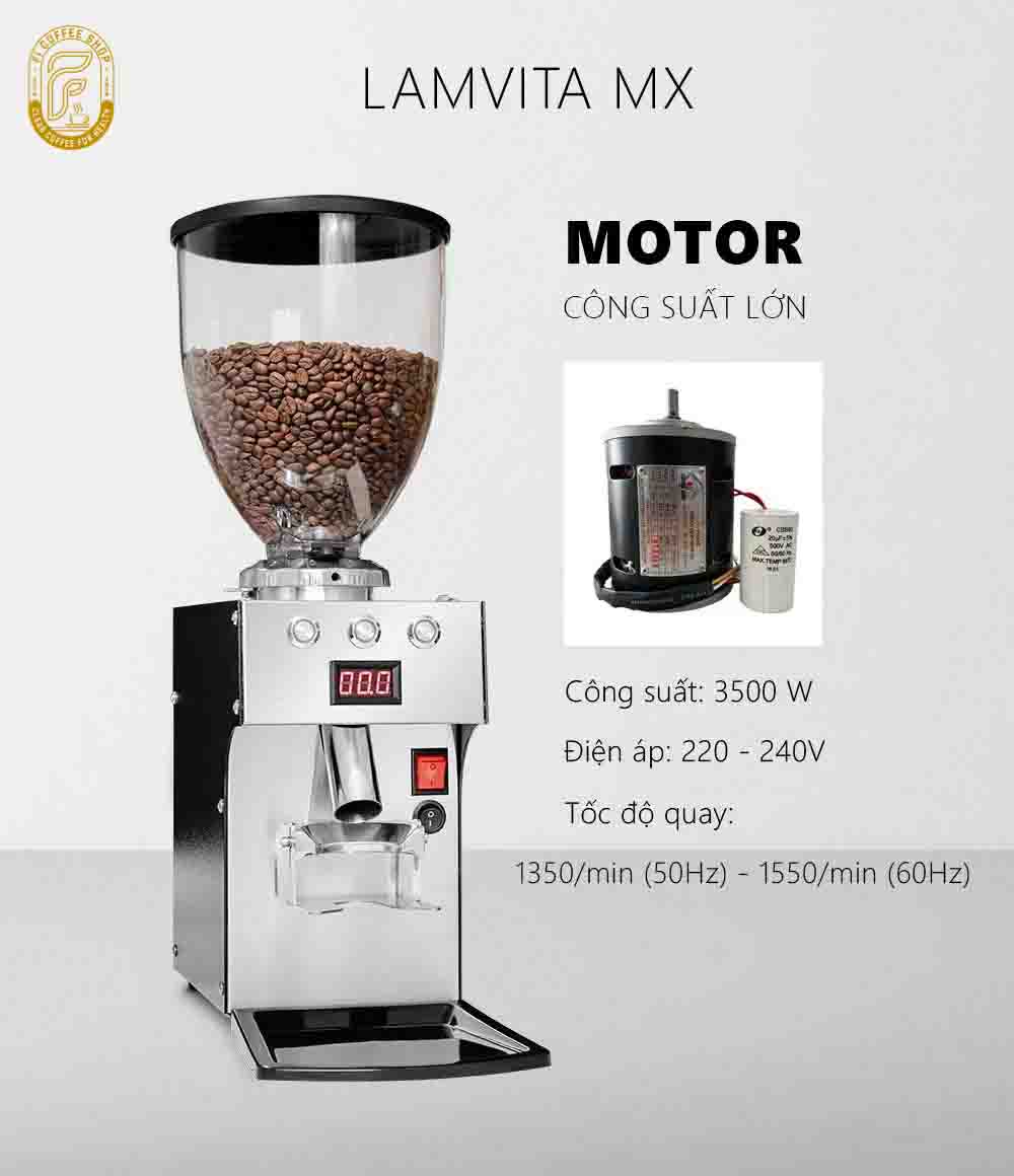 Máy Xay Cà Phê Tự Động Lamvita MX May xay ca phe lamvita mx 11