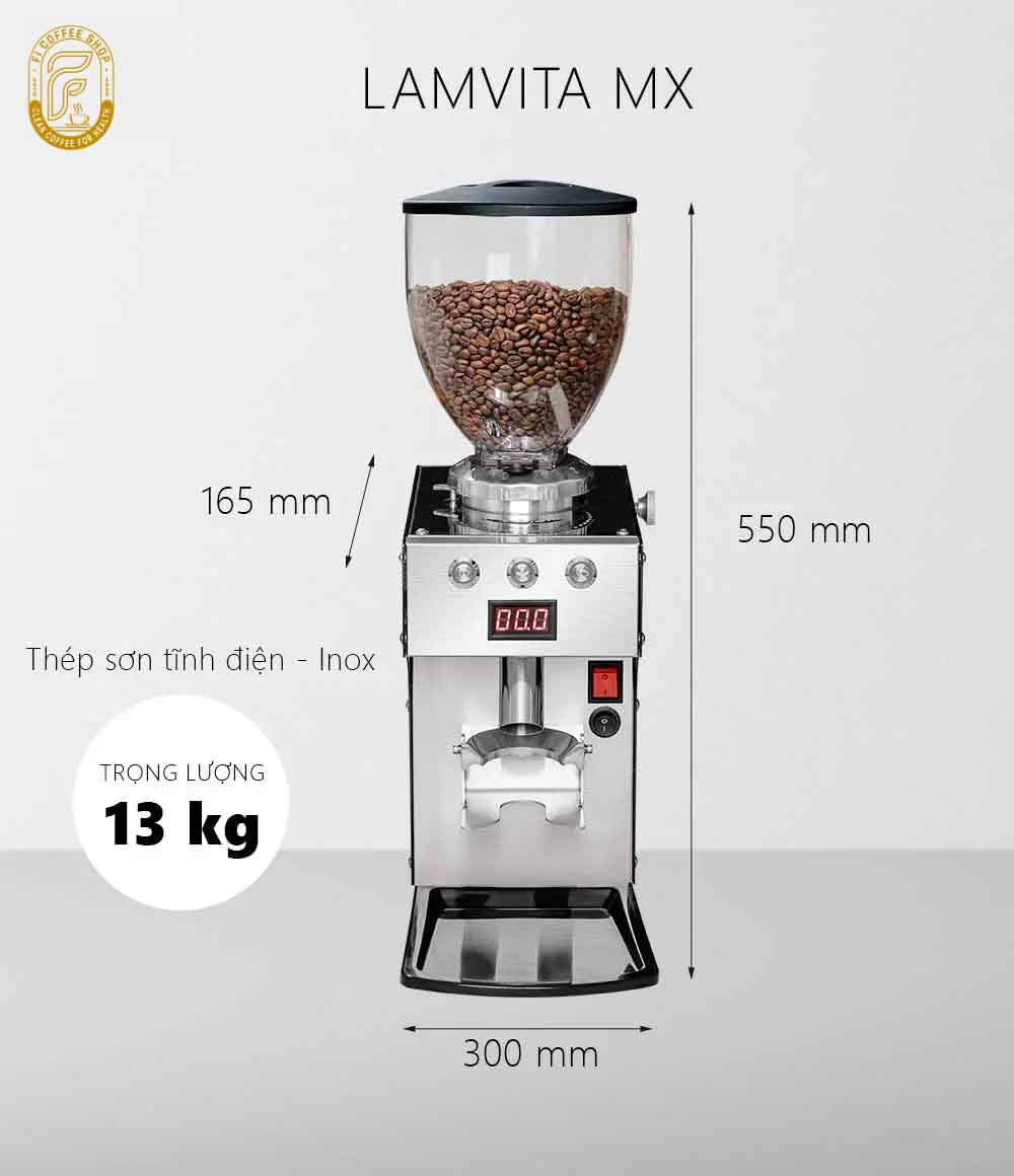 Máy Xay Cà Phê Tự Động Lamvita MX May xay ca phe lamvita mx 7
