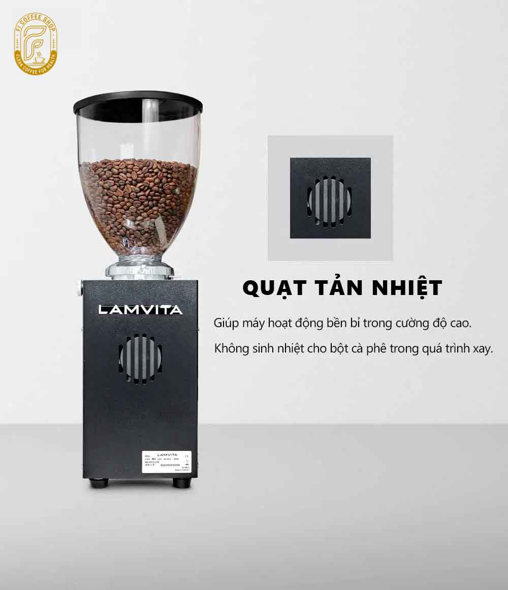Máy Xay Cà Phê Tự Động Lamvita MX May xay ca phe lamvita mx 8