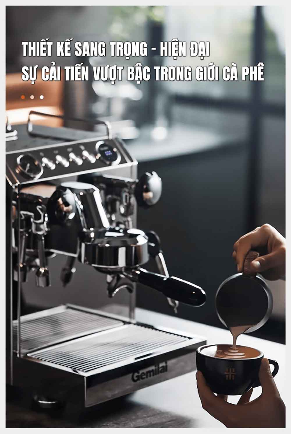Máy Pha Cà Phê Gemilai CRM 3145 May pha ca phe gemilai crm 3145 6