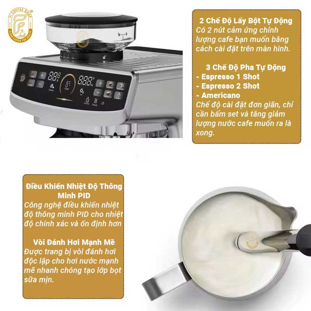 Máy Pha Cà Phê Ceria Barista CB-30S may pha ca phe ceria 30s 7