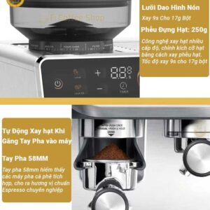 Máy Pha Cà Phê Ceria Barista CB-30S may pha ca phe ceria 30s 8
