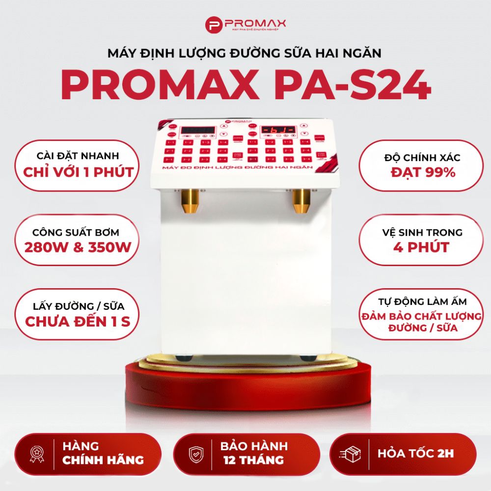 Máy Định Lượng Đường Sữa 2 Ngăn Promax PA-S24 May Dinh Luong Duong Sa 2 Ngan Promax PA S24 1jpg